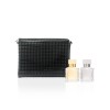 TIBI Textured Patent Leatherette Clutch