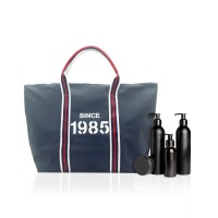 Linda Textured Leatherette Weekender