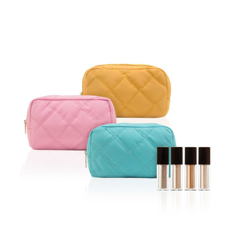 Hana Quilted Zipped Pouch