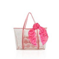 Joey Lace + PVC Leatherette Tote Set