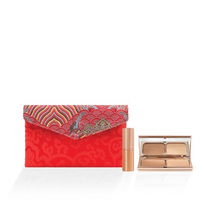 The Majestic Embroidery Silk Satin Envelope Clutch