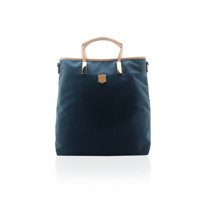 NS Navy Nylon Tote