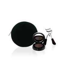 Black Velvet Round Pouch