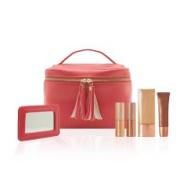 SS Peach Nylon Cosmetic Bag