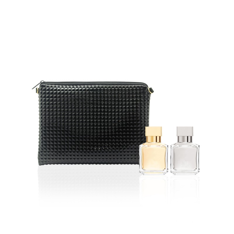 TIBI Textured Patent Leatherette Clutch