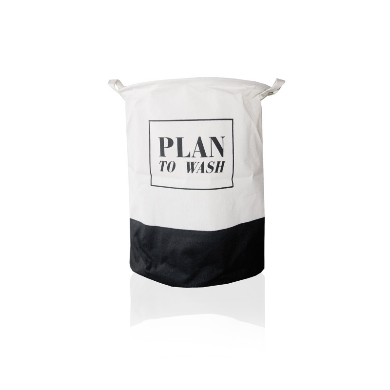 Linen Cotton Canvas Laundry Basket