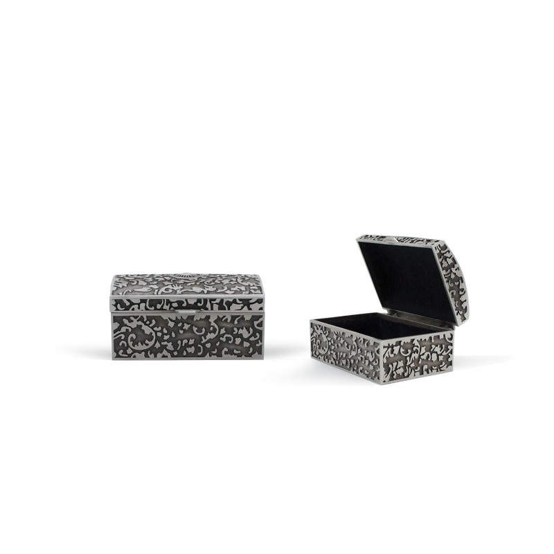 Classic Pewter Jewelry Case