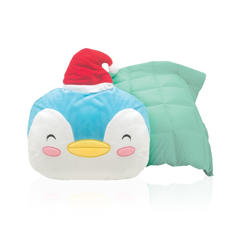 Penguin Fold-able Pillow Blanket